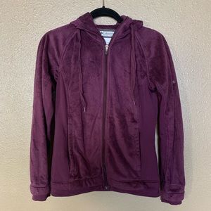 Columbia Hooded Zip-Up Fleece
